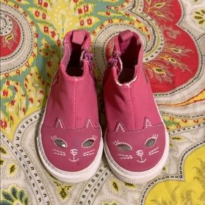 Baby gap pink cat high tops